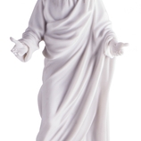Jesus-Statue aus Kunstharz 29,5 cm