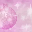 Der Magische Adventskalender | Stern-Taler-Weihnachtskugel in Pink